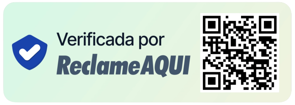 Empresa verificada no Reclame Aqui